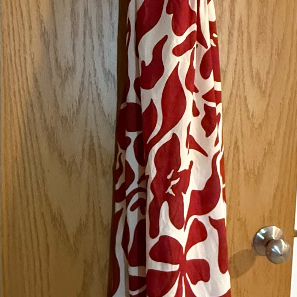 Mango Red and White dress